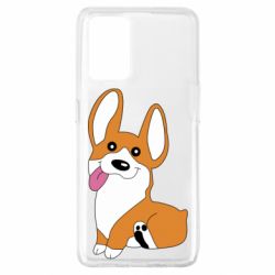 Чехол для Oppo A74 4G Веселый корги - PrintSalon