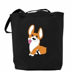 Эко-сумка Веселый корги - PrintSalon