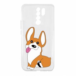 Чехол для Xiaomi Redmi 9 Веселый корги - PrintSalon