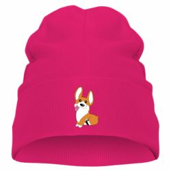 Детская шапка Веселый корги - PrintSalon