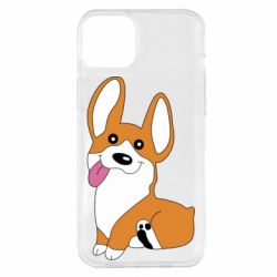 Чехол для iPhone 14 Plus Веселый корги - PrintSalon