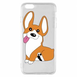 Чехол для iPhone 6 Plus/6S Plus Веселый корги