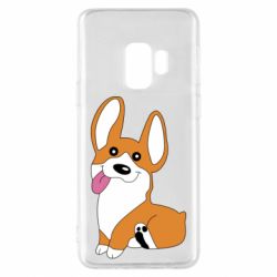 Чехол для Samsung S9 Веселый корги - PrintSalon