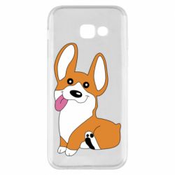 Чехол для Samsung A5 2017 Веселый корги - PrintSalon