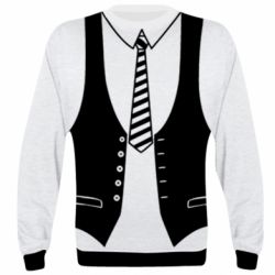 3D світшот Vest and tie - PrintSalon