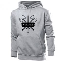 Чоловіче худі Вікінги меч - PrintSalon