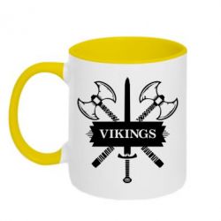 Чашка двокольорова Вікінги меч - PrintSalon