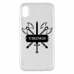Чохол для iPhone X/Xs Вікінги меч - PrintSalon