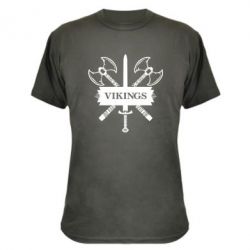 Камуфляжна футболка Вікінги меч - PrintSalon