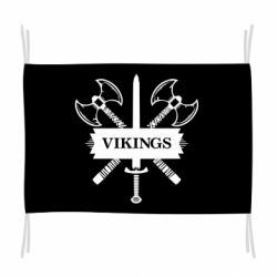 Прапор Вікінги меч - PrintSalon