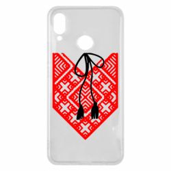 Чехол для Huawei P Smart Plus 2018 Вишиванка з зав'язкою - PrintSalon