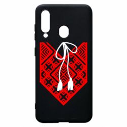 Чехол для Samsung A60 Вишиванка з зав'язкою - PrintSalon