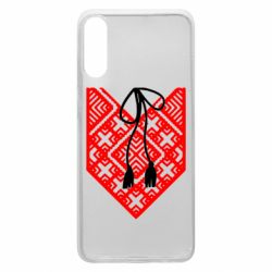 Чехол для Samsung A70 Вишиванка з зав'язкою - PrintSalon