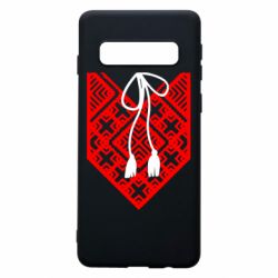 Чехол для Samsung S10 Вишиванка з зав'язкою - PrintSalon