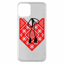 Чехол для iPhone 11 Вишиванка з зав'язкою - PrintSalon