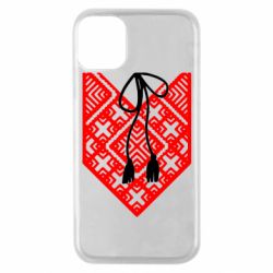 Чехол для iPhone 11 Pro Вишиванка з зав'язкою - PrintSalon