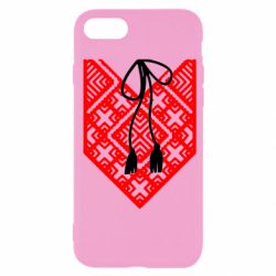 Чехол для iPhone SE 2020 Вишиванка з зав'язкою - PrintSalon