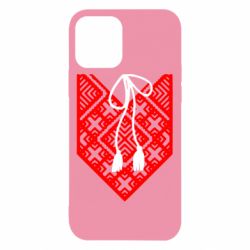 Чехол для iPhone 12 Pro Вишиванка з зав'язкою - PrintSalon