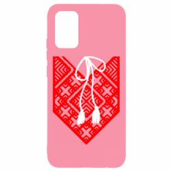 Чехол для Samsung A02s/M02s Вишиванка з зав'язкою - PrintSalon