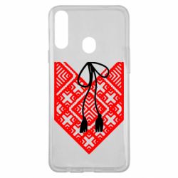 Чехол для Samsung A20s Вишиванка з зав'язкою - PrintSalon