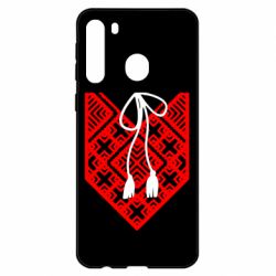 Чехол для Samsung A21 Вишиванка з зав'язкою - PrintSalon