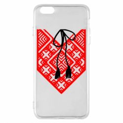 Чехол для iPhone 6 Plus/6S Plus Вишиванка з зав'язкою - PrintSalon