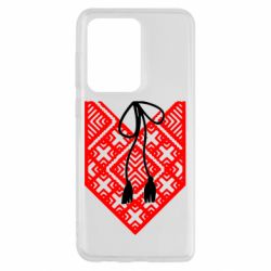 Чехол для Samsung S20 Ultra Вишиванка з зав'язкою - PrintSalon