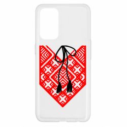 Чехол для Oppo Reno 5 4G Вишиванка з зав'язкою - PrintSalon