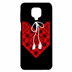 Чехол для Xiaomi Redmi Note 9S/9Pro/9Pro Max Вишиванка з зав'язкою - PrintSalon