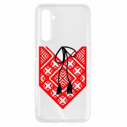 Чехол для Realme 6 Вишиванка з зав'язкою - PrintSalon