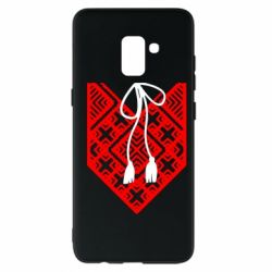 Чехол для Samsung A8+ 2018 Вишиванка з зав'язкою - PrintSalon