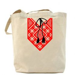 Эко-сумка Вишиванка з зав'язкою - PrintSalon