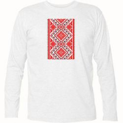 Футболка с длинным рукавом Вишиванка - PrintSalon