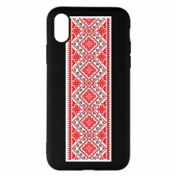 Чехол для iPhone X/Xs Вишиванка - PrintSalon