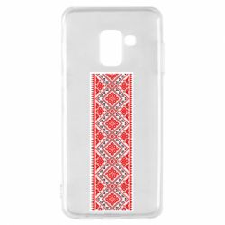 Чехол для Samsung A8 2018 Вишиванка