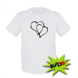 Дитяча футболка Закохані серця