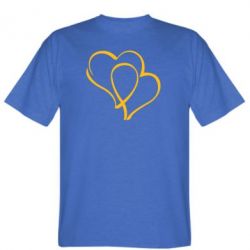 Мужская футболка Stedman Влюбленные сердца - PrintSalon