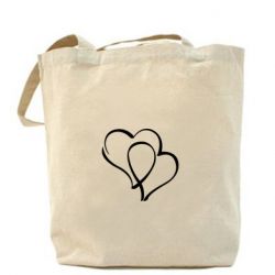 Эко-сумка Влюбленные сердца - PrintSalon