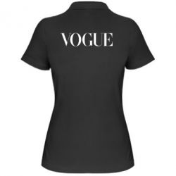 Женское поло Vogue - PrintSalon