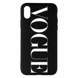 Чехол для iPhone X/Xs Vogue - PrintSalon