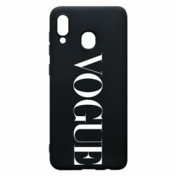 Чехол для Samsung A20 Vogue - PrintSalon