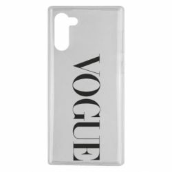 Чехол для Samsung Note 10 Vogue - PrintSalon
