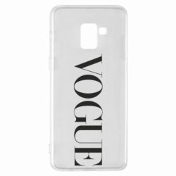 Чехол для Samsung A8+ 2018 Vogue - PrintSalon