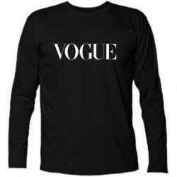 Футболка с длинным рукавом Vogue - PrintSalon