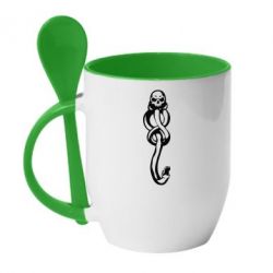 Чашка з ложкою Voldemort Sign - PrintSalon