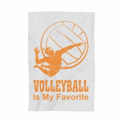 Рушник з принтом Волейбол Is my favorite-PrintSalon Рушник з принтом Волейбол Is my favorite