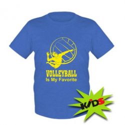 Дитяча футболка Волейбол Is my favorite
