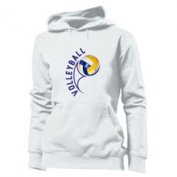 Женское худи Волейбол - PrintSalon