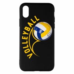Чехол для iPhone X/Xs Волейбол - PrintSalon