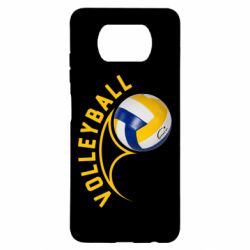 Чехол для Xiaomi Poco X3 Волейбол - PrintSalon